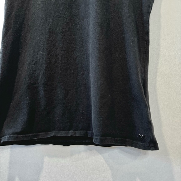 🛍️4 for 20$ / Guess V Neck Short Sleeve Tee / Black / M - Picture 7 of 9